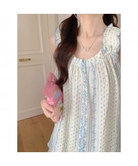 2025 Korean-Style Floral Camisole Pajama Set – S...