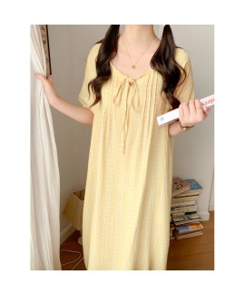 2025 New Korean Style Summer Short-Sleeve Nightdre...