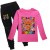 rose red+black pants  + $8.00 
