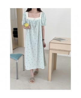 Striped Cherry Lace Sleepwear Set – Summer Cotto...