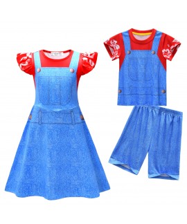 Lilo and Stitch Kids Outfit Set Short-Sleeved Top ...