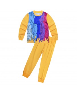 Poppy Playtime 4 Kids Pajama Set Long-Sleeved 2-Piece Loungewear Outfit for Boys and Girls Cartoon Home Clothes for Ages 6–14
