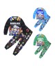 Roblox Kids Pajama Set Long-Sleeved Cartoon Homewe...