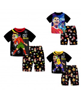 Cristiano Ronaldo Boys Summer Outfit Short-Sleeved...