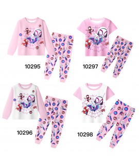 Spider-Man Kids Summer Pajama Set Long-Sleeved Hom...