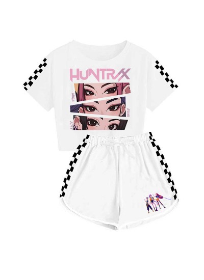 Stitch Unisex Kids Cartoon T-Shirt & Shorts Summer Sports Pajama Set (2-Piece)