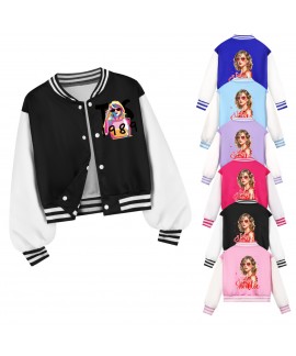 Taylor Swift Spring & Autumn Kids’ Short Baseball Jacket Pajama Set