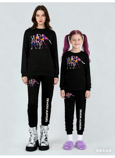 K-Pop Demon Hunters Various Colors Graphic Pajama Set
