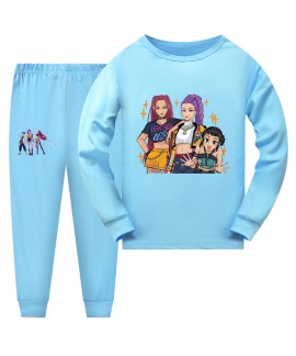 K-pop Demon Hunter "Starlight Idol Squad" Long Sleeve & Long Pajama Set For Girls K-pop Demon Hunter "Starlight Idol Squad" Long Sleeve & Long Pajama Set For Girls