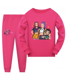 K-pop Demon Hunter "Starlight Idol Squad" Long Sleeve & Long Pajama Set For Girls K-pop Demon Hunter "Starlight Idol Squad" Long Sleeve & Long Pajama Set For Girls