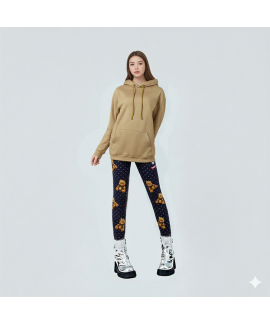 K-pop Demon Hunter Rumi "Cuddly Bear" Hoodie & Leggings Set