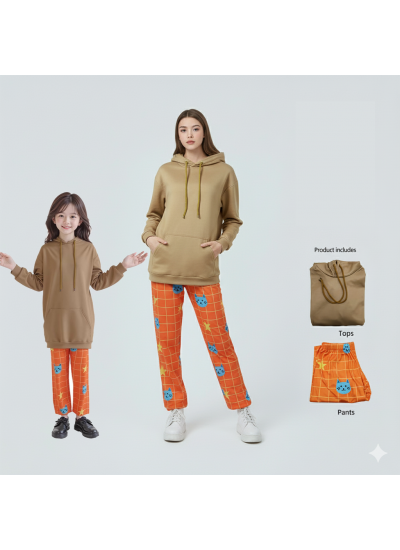K-pop Demon Hunter Rumi "Lucky Cat" Pajama Set with Hoodie