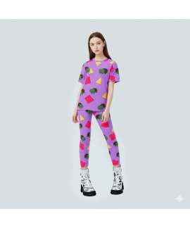 K-pop Demon Hunter Zoey "Battle Tortoise" Pajama Set