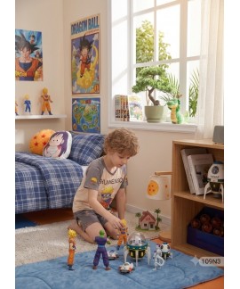 Kids Naruto Pajamas Set Summer Short Sleeve Boys Girls Cartoon Loungewear 8-16 Years