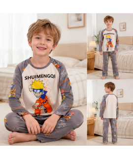 Cute Cartoon Animal Pajama Set for Girls Boys – ...