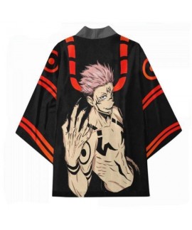 Jujutsu Kaisen Digital Print Japanese Kimono Cardigan Pajama Robe for Women – Anime Cosplay Loungewear
