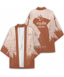 Jujutsu Kaisen Digital Print Japanese Kimono Cardigan Pajama Robe for Women – Anime Cosplay Loungewear