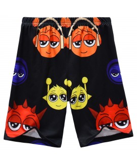 Sprunki Incredibox Boys' 2-Piece Pajama Set - Soft Polyester Short Sleeve & Shorts Loungewear for Kids