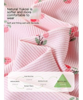 Summer Ice Silk Pajamas for Girls | Lightweight Cotton Nightgown with Cute Prints