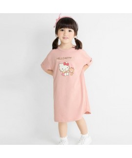 100% Cotton Girls Pajama Dress - Soft, Breathable Nightgown for Kids Ages 3-12