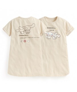 100% Cotton Girls Pajama Dress - Soft, Breathable Nightgown for Kids Ages 3-12