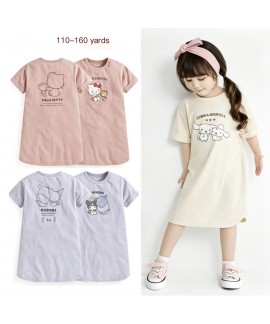100% Cotton Girls Pajama Dress - Soft, Breathable ...