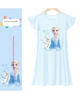 Princess Elsa Summer Nightgown for Girls – Soft ...