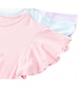 Princess Elsa Summer Nightgown for Girls – Soft Cotton Sleep Dress with Frozen-Inspired Design
