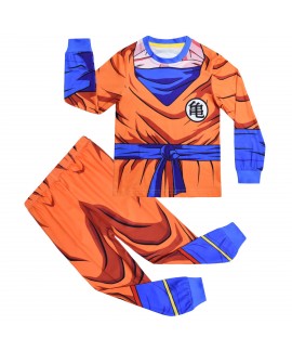 Dragon Ball Boys Long Sleeve Pajama Set – Cotton...