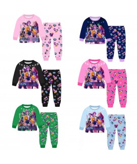K-pop Demon Hunter Pajamas for Kids – Long Sleev...