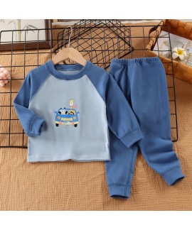 Naruto Boys Thermal Pajama Set - Winter Fleece Long Sleeve Sleepwear for Kids