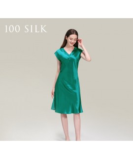 100% Mulberry Silk Nightgown for Women – 19 Momm...
