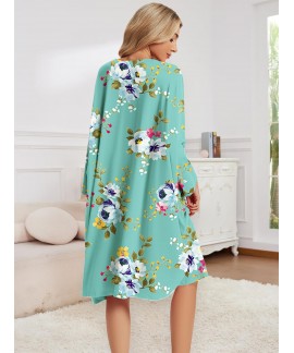 Oversized Sleep Shirt for Women Plus Size Nightgown with Pocket Fit S-5XL