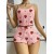 2pc Pink with red strawberry 