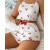 2pc White with red cherry 