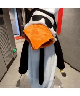 Funny Penguin Onesie Pajamas for Women - Cozy Cart...