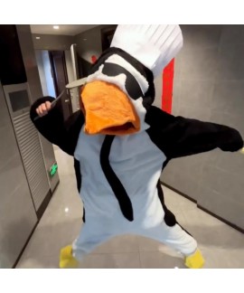 Funny Penguin Onesie Pajamas for Women - Ultra-Sof...