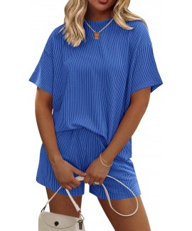 Women's 2 Piece Lounge Set Summer Outfits - Short ...
