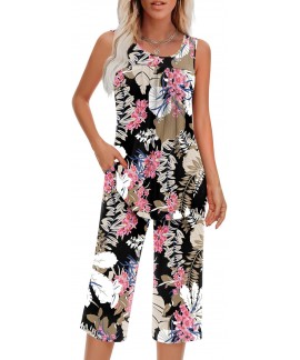 Women's Sleeveless Pajama Set with Pockets - Soft ...