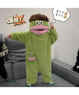 Fleece Onesie Pajamas for Kids & Adults, Funny...