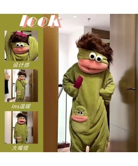 Cozy Kids Onesie Pajamas - Fuzzy Long Monster Cost...