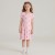 All-over pink strawberry print (Ecovero™ fabric) 