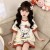ZJ-Round Cloud Short Set-Red Hello Kitty 