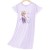 Purple – Flutter-sleeve nightgown 
