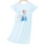 Blue – Flutter-sleeve nightgown 