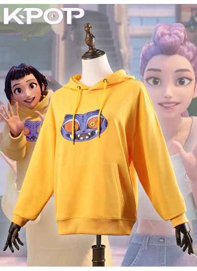 K-POP Lumi Zoe Mira 3D Digital Print Hoodie Huntrix Anime Roleplay Halloween Outfit