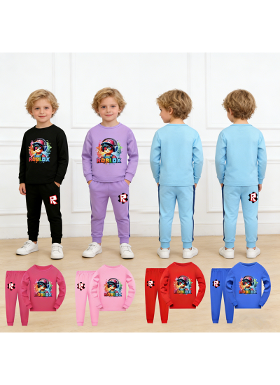 Roblox Long Sleeve & Long Pants 2-Piece Family Matching PJs Sets