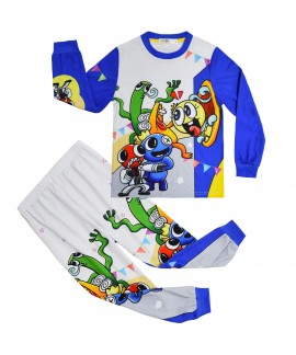 Roblox Rainbow Friends "Blue" Character Graphic 2-Piece Pajama Set For Boys & Girls