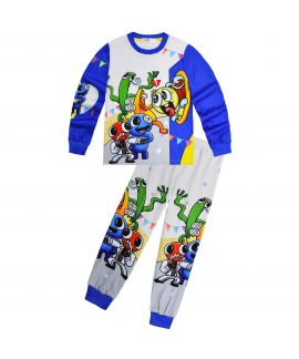 Roblox Rainbow Friends "Blue" Character Graphic 2-Piece Pajama Set For Boys & Girls