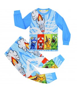 Roblox Rainbow Friends "Blue" Kids Crown Character Graphic 2-Piece Pajama Set